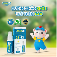 Chai xịt giúp tăng cường hấp thu canxi Dimao Pro Oral Spray D3 + K2 Valens (25ml)