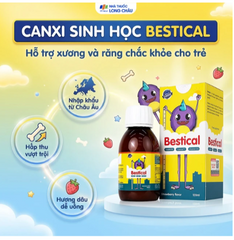 Siro giúp hỗ trợ xương và răng chắc khỏe Bestical Ergopharma (120ml)