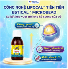 Siro giúp hỗ trợ xương và răng chắc khỏe Bestical Ergopharma (120ml)