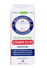 Dung dịch uống hỗ trợ tăng cường hấp thu Calcium Bioamicus Vitamin K2 & D3 (10ml)