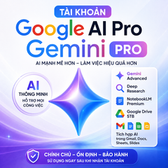 Tài khoản Google AI Pro Chính Chủ + 5TB dung lượng trữ cho toàn bộ family