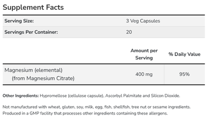 Viên Uống Magnesium Citrate NOW Hỗ Trợ Hệ Tiêu Hóa Giảm Căng Cơ Bắp Cải Thiện Tập Trung - YoungFit