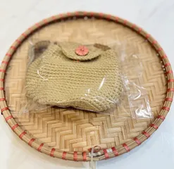 Túi xách mini làm thủ công bằng len dùng để đựng đồ hoặc treo trang trí