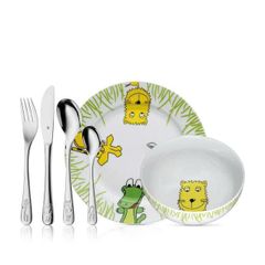 Bộ dao thìa dĩa 6 món WMF Safari Childs 6 piece