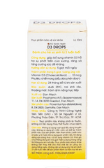 Dung dịch hỗ trợ phát triển xương, răng cho trẻ D3 Drops DAO Nordic Health (10ml)