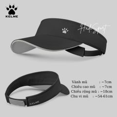 Mũ chống nắng mũ thể thao mũ chạy bộ Kelme nhẹ, chống tia UV mũ tennis thể thao mũ pickleball