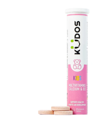 Viên sủi bổ sung calci và vitamin cho trẻ em Kudos Kids Multivitamins Plus Calcium & D3 hương dưa hấu (20 viên)