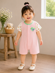 Hàng QC - Bodysuit chim hoạt hình cute đáng yêu dễ thương cotton cho bé gái mùa hè
