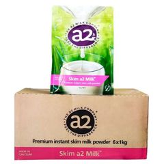 Sữa bột A2 Tách Béo Đạm A2 [Nội địa Úc] Skim A2 Milk Powder 1 kg - Phát Triển Chiều Cao & Thể Lực