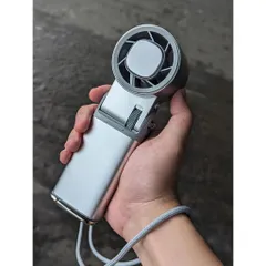 Quạt Mini Làm Mát Nhanh JF181 – Vỏ Nhôm Sang, Pin 6000mAh, Có Sò Lạnh