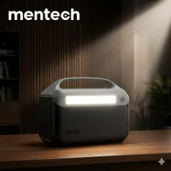 Trạm Sạc Di Động MENTECH MT300M1 300W 204.8Wh AC 220V, Pin Dự Phòng Camping, Sạc Laptop PD 60W