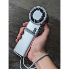 Quạt Mini Làm Mát Nhanh JF181 – Vỏ Nhôm Sang, Pin 6000mAh, Có Sò Lạnh 771814