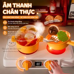 Bộ đồ chơi quầy bán gà rán mini hiệu ứng đổi màu 52 chi tiết giúp bé phát triển tư duy Thế giới đồ chơi 1104