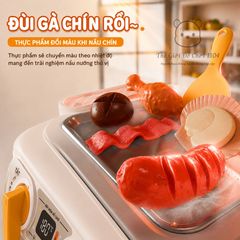Bộ đồ chơi quầy bán gà rán mini hiệu ứng đổi màu 52 chi tiết giúp bé phát triển tư duy Thế giới đồ chơi 1104
