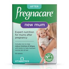 [Mẫu Mới] Viên uống Bổ sung Vitamin cho Mẹ Sau Sinh Vitabiotics Pregnacare New Mum - 56 viên - Hỗ Trợ Đẹp Da & Giảm Rụng Tóc Sau Sinh - S/P Chuẩn UK 