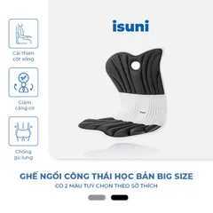[BIG SIZE] Ghế Điều Chỉnh Tư Thế Ngồi Cho Người 100KG, Mẹ Bầu, Dân Văn Phòng Chống Đau Lưng Cột Sống