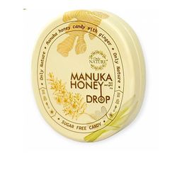 Kẹo Gừng Sả Mật Ong Manuka đường kiêng OnLy Nature (Hộp 33G x 10vien)