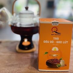 Trà đậu đỏ - gạo lứt Quy Nguyên hộp 22 túi lọc