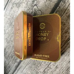 Kẹo sả nhân mật ong Manuka kiêng đường HONEY DROP-Tasmania lốc 10 hộp