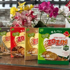 Bánh gạo lứt ZOZIN Việt Hải giòn ngon ăn kiêng - hộp 150g 15 gói