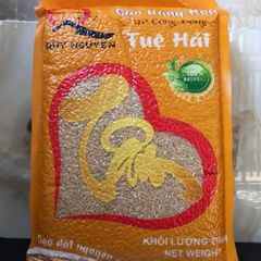 [Date mới]Gạo lứt trắng Nàng Hoa 5kg Quy Nguyên