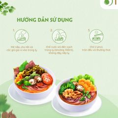 Bún gạo lứt ăn liền ly 65g dành cho người tiểu đường, ăn kiêng, ăn chay