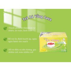 Trà Lá vằng Lava hộp 30 túi lọc
