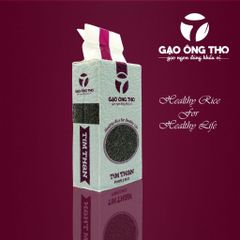 Gạo Lứt Tím Than Ông Thọ 1Kg -Cơm thơm mềm dẻo, tốt cho người tiểu đường, giảm cân
