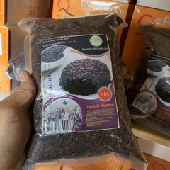 Gạo Lứt Tím Than hữu cơ loại 1 túi 1kg