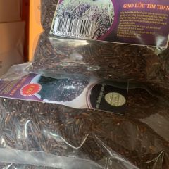 Gạo Lứt Tím Than hữu cơ loại 1 túi 1kg