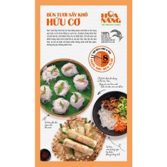 Bún tươi sấy khô hữu cơ Hoa Nắng hộp 400g