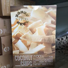Dừa sấy giòn COCONUT CHIPS Túi (100g)