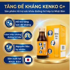 SIRO G+ Kenko hỗ trợ đường hô hấp trên, tăng cường đề kháng (100ml)