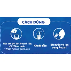 [Combo 10 hộp] Pocari Sweat dạng bột 5 gói- Thức uống bổ sung ion Bột Pocari
