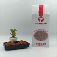 Gạo Lứt Đỏ Ông Thọ  1Kg-Gạo Lứt Huyết Rồng -Tốt cho sức khỏe, ăn kiêng, tiều đường, giảm cân, cao huyết áp