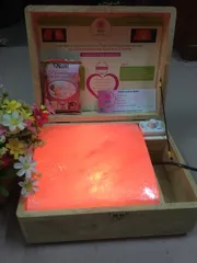Bộ đá muối Himalaya (đá cong dày 5cm) loại cao cấp- [Đủ bộ có tặng muối tắm]