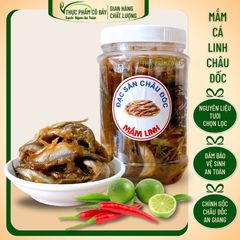 Mắm Cá Linh Nguyên Con hủ/500gr, chuẩn vị châu đốc, ủ bắng đường thốt nốt