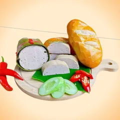 hỏa tốc_ Chả lụa, giò lụa hương vị truyền thống 100% từ thịt heo sạch, hàng mới mỗi ngày