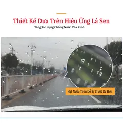 Chai Xịt Kính ô tô Chống Mưa Kèm Khăn