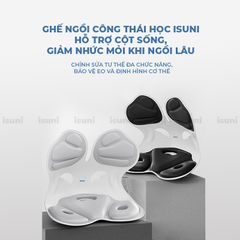 [BẢN ĐẶC BIỆT] Ghế Điều Chỉnh Tư Thế Ngồi Chống Gù Lưng, Ghế Công Thái Học Giảm Đau Mỏi Lưng, Hông 772375