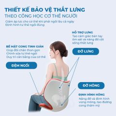 Ghế Điều Chỉnh Tư Thế Ngồi ISUNI BẢN MG08 Ghế Tựa Lưng Chống Gù Công Thái Học Giảm Đau Mỏi Lưng 772409