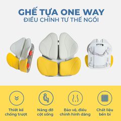 [BẢN ONEWAY] Ghế Điều Chỉnh Tư Thế Ngồi ISUNI Giúp Giảm Đau Mỏi Lưng Khi Lái Xe, Ngồi Làm Văn Phòng 772414