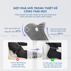 [BẢN VIP] Ghế Công Thái Học Điều Chỉnh Tư Thế Ngồi Chống Gù Lưng, Hỗ Trợ Cột Sống, Vai Cho Nam Nữ