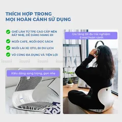 [BẢN VIP] Ghế Công Thái Học Điều Chỉnh Tư Thế Ngồi Chống Gù Lưng, Hỗ Trợ Cột Sống, Vai Cho Nam Nữ