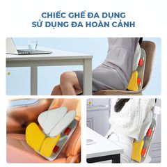 [BẢN ONEWAY] Ghế Điều Chỉnh Tư Thế Ngồi ISUNI Giúp Giảm Đau Mỏi Lưng Khi Lái Xe, Ngồi Làm Văn Phòng 772414