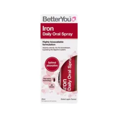 Sắt xịt Better You Iron 5mg – Bổ sung sắt hữu cơ dạng xịt, dễ hấp thu cho trẻ từ 1 tuổi và người lớn