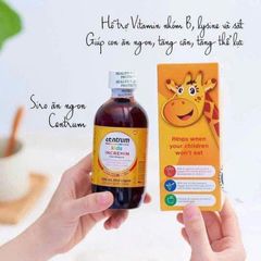 Vitamin hỗ trợ trẻ biếng ăn Centrum Kids Incremin 200ml Úc cho trẻ từ 6 tháng - 2 tuổi bổ sung Lysine ,Sắt,Vitamin B kích thích vị giác ăn ngon hấp thu dinh dưỡng phát triển chiều cao