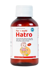 Siro bổ sung sắt và Vitamin nhóm B, giảm nguy cơ thiếu máu cho trẻ Fer + Multi Hatro (120ml)