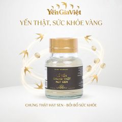 Tổ yến chưng thật hạt sen Yến Gia Việt 75ml