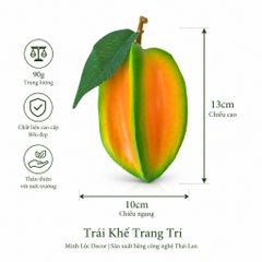 Trái Khế trang trí Cao Cấp | Trái Cây Nhựa foam, Trái Cây trang trí, Trái Cây Mô Hình